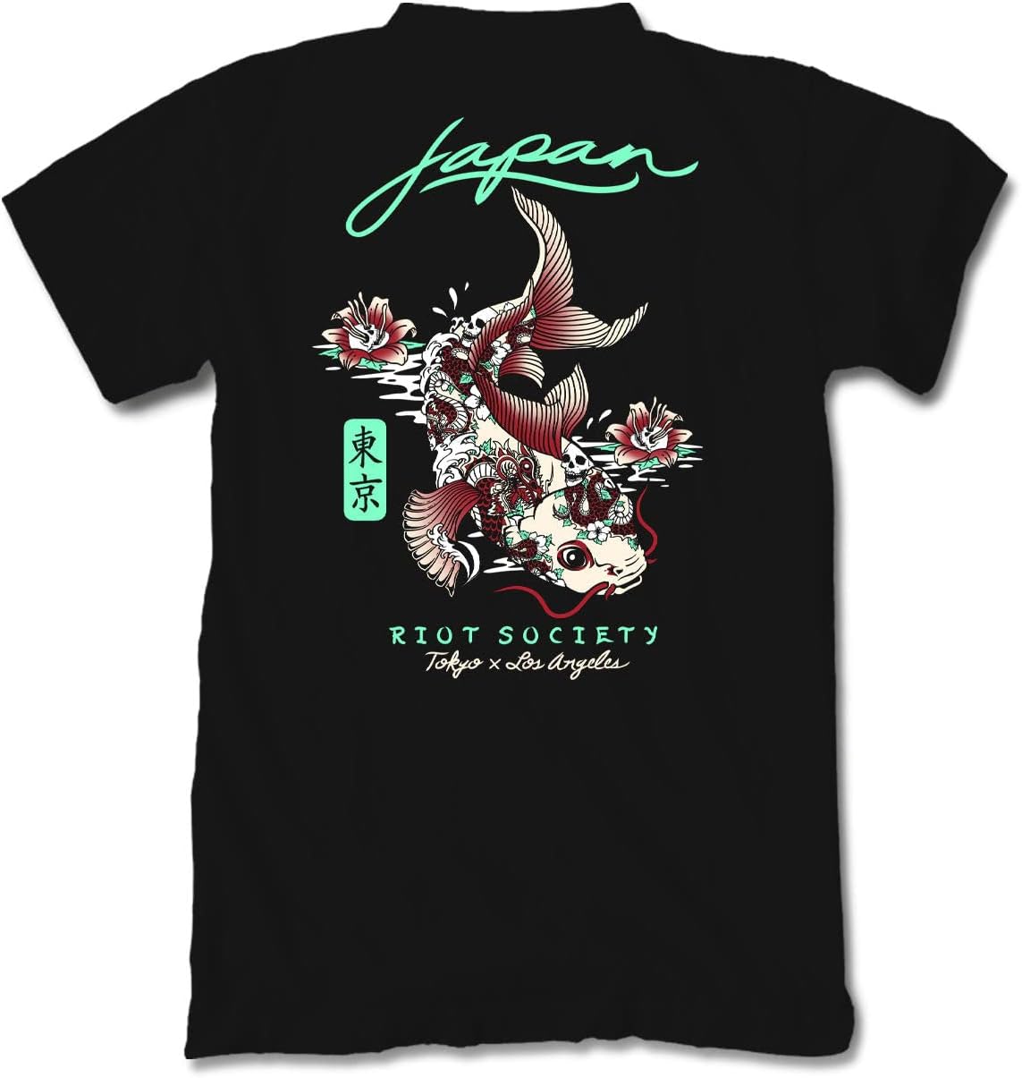Riot Society Men s Short Sleeve Graphic and Embroidered Fashion T-Shirt Unisex T-Shirt L