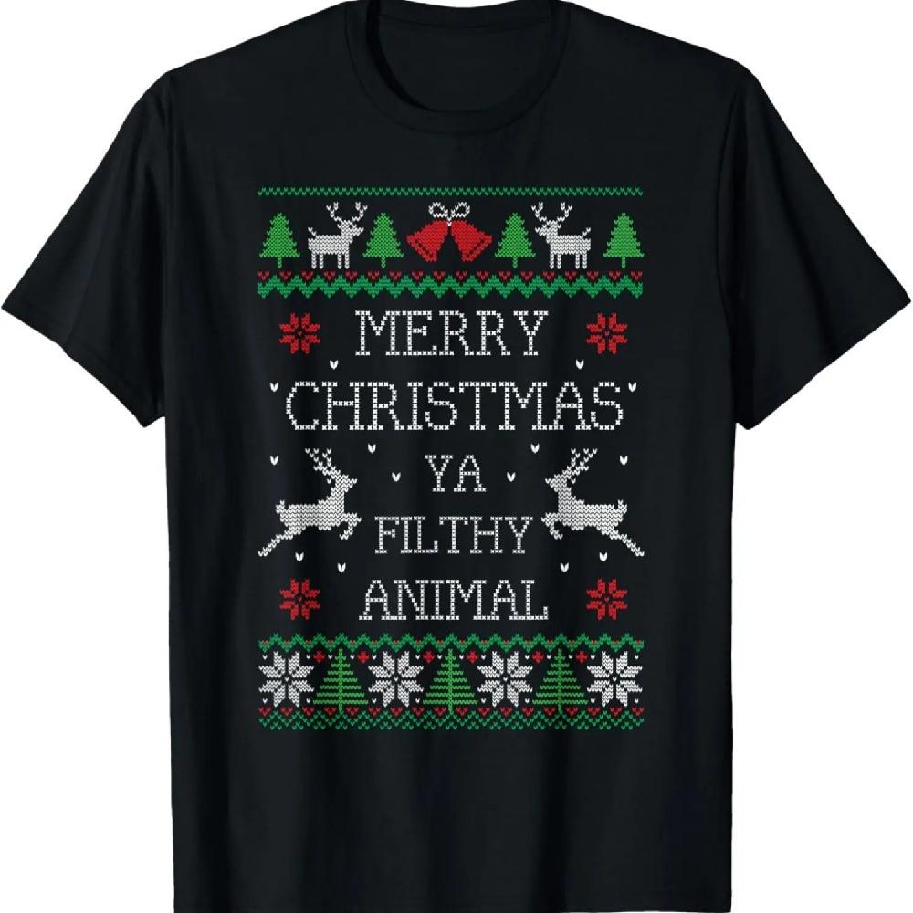 

Merry Christmas Animal Filthy Ya T-Shirt S