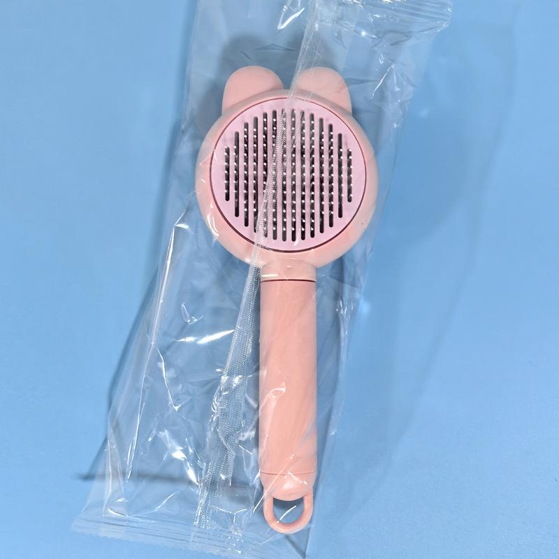 Pet Hair Removal Comb for Cats and Dogs - Effective Grooming Brush for Loose and Long Hair