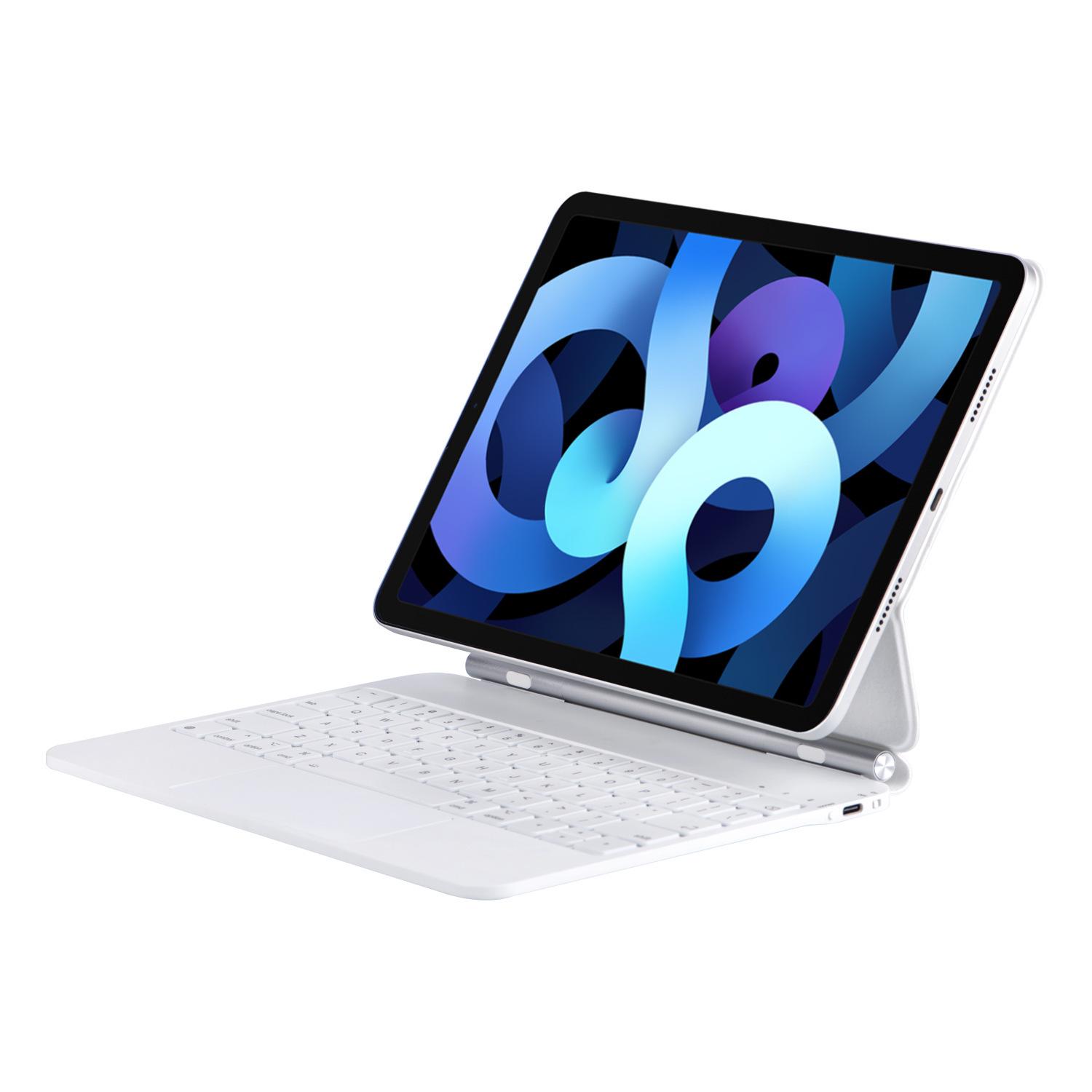 Совместимая с iPad Pro 11/Air 5/Magic Keyboard магнитная сенсорная клавиатура iPad 10th gen 10.9 белый