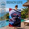 Tokyo Ghoul Masked Mystery Beach Towel, Quick-drying, Easy to Care for, Suitable for Both Fitness and Beach Vacations,Sports Essential