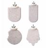 Ice Cream Shape Pumice Frosted Parrot Stand Pole Claw Beak Grinding Rest Platform Detachable Cage Toy for Small Pet Parrots
