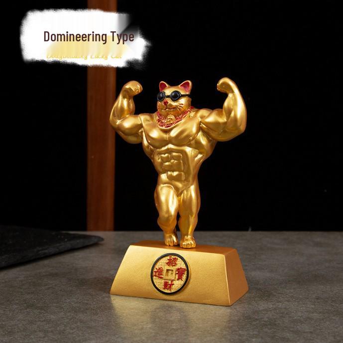 Fortune Cat Kylin Decor for Home or Front Desk
