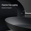 COOKER KING 28cm Pre-Seasoned Carbon Steel Frying Pan with Lid