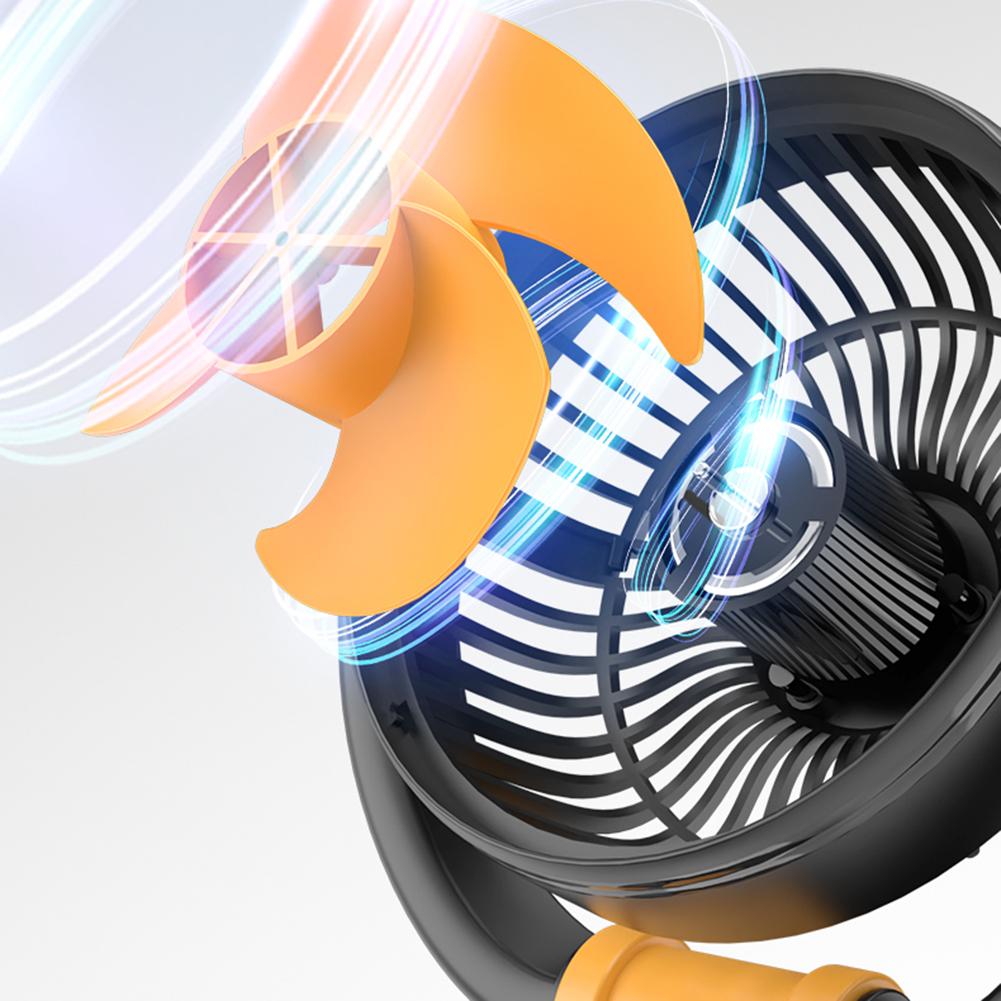 5V/12V/24V Auto Kühlventilator 360° Drehung Auto Leistungsstarker Ventilator Geräuscharm Tragbarer Luftkühler Faltbarer Auto Armaturenbrett Kleiner Ventilator