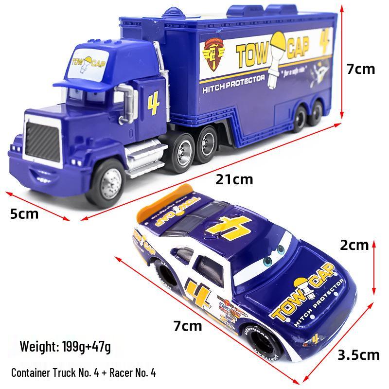 Mack Truck & Race Car Alloy Toy Set for Kids
