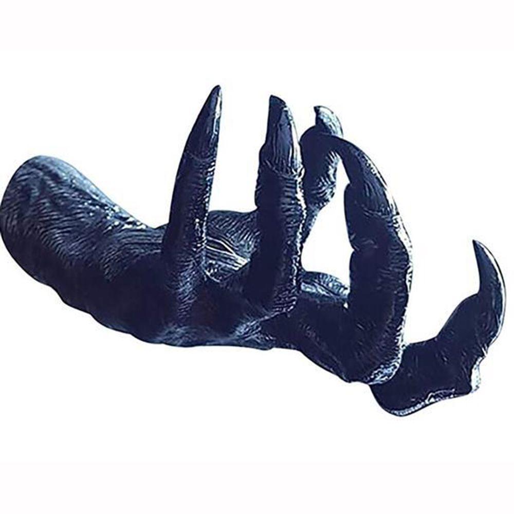 

Sculptures Resin Creative Props Universal Hook Wall Art Wall Hanging The Witch‘s’ Hand Halloween чёрный