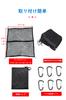 Highly Elastic Cargo for Prevents Luggage from Easy Strong Saves Time with Easy Setup Net, 2-Layer, 120x150cm, Cars, Falling, Installation, Net,