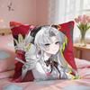 Wuthering Waves Carlotta Cushion Cover Square Short Plush Pillow Case Living Room Sofa Home Decor Funda X