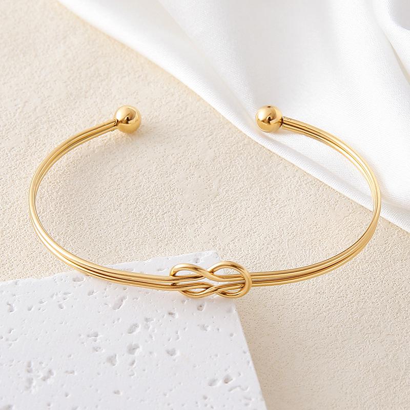 Elegant Women s Tree of Life Gold Titanium Steel Bracelet - Non-Fading Jewelry 014