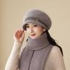 In Autumn And Winter, The Elderly Are Cold-Proof, Velvet And Warm, Knitted Hats, Women'S Thickened Basin Hats, And Trendy Wool Are Versatile.