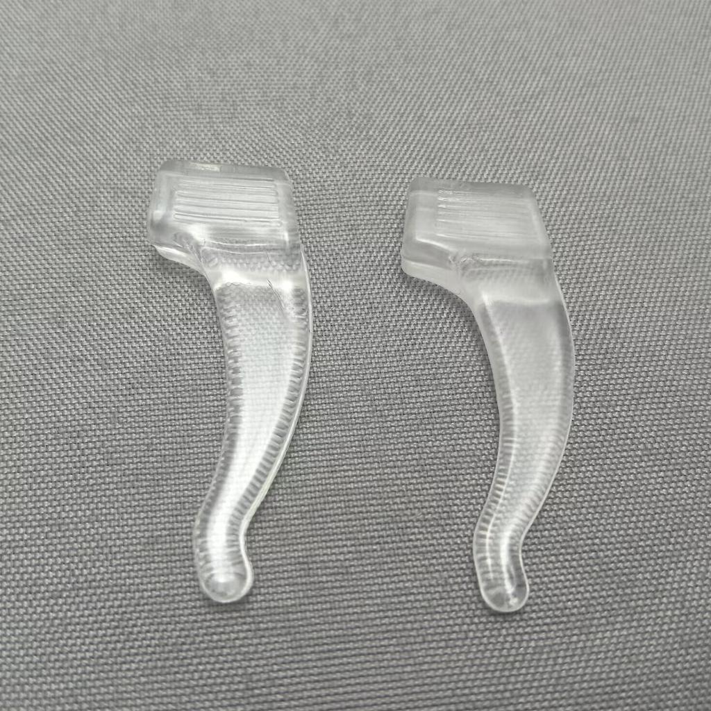5pairs PVC Anti-Slip Ear Hook Glasses Black Transparent Leg Ear Brackets Sunglasses Anti-fall Eyewear Holder Accessories