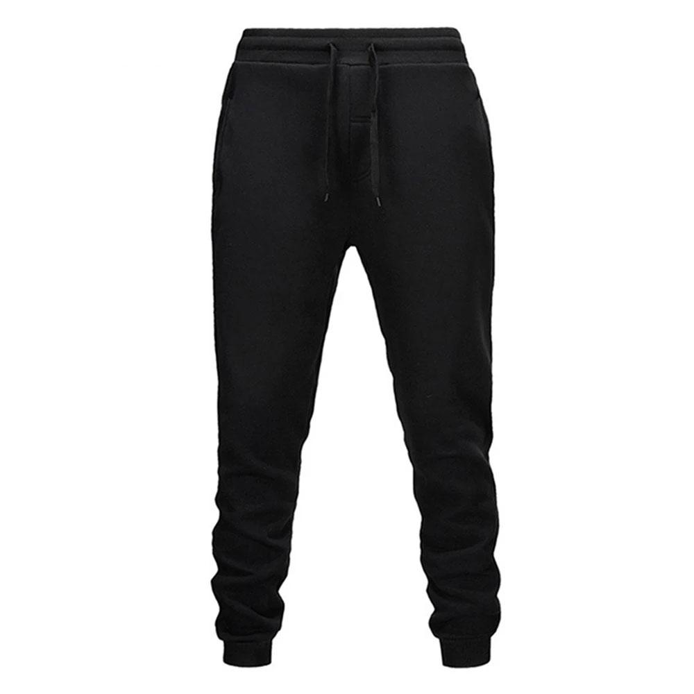 Men Sweatpants Spring and Autumn All-match Casual Sports Trousers Solid Color Trousers Training Breathable Pants