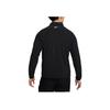 Nike Solid Color Zip Collar Long Sleeve Waterproof Jacket Men Jackets Black FQ0462-010
