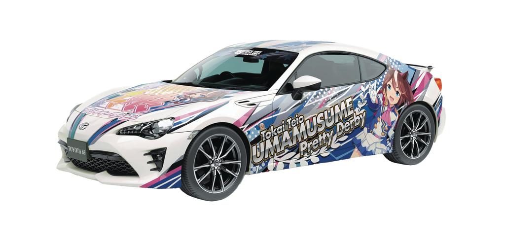 Aoshima Bunka Kyozai Itasha Series Uma Musume Pretty Derby Toyota ZN6 TOYOTA86 Plastic Model 1/24 No.1 '16 (Car)
