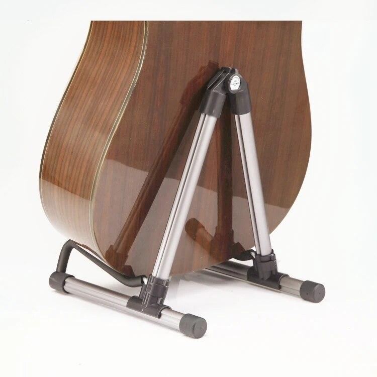 Guitar Stand Aluminum Alloy Foldable Removable A- Frame for Guitars Bass Ukulele Portable Bracket
