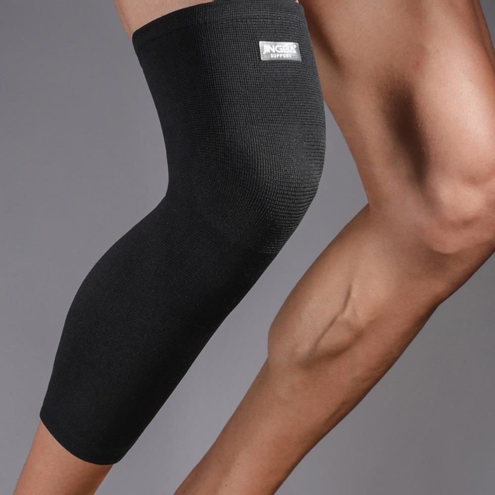 

Нейлоновый протектор коленной чашечки Черный наколенник Бандаж Профессиональные компрессионные наколенники Унисекс XL