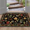 Vibrant Spring Floral Printed Door Mat Soft Perfect for Entrance Living Room Bedroom Bathroom Kitchen and Laundry Home Decor Mat