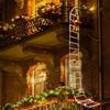 1.7/3M Santa Claus Ladder Lights Christmas Tree Lights Decor for Indoor Outdoor Decoration Window Garden Hanging LED String