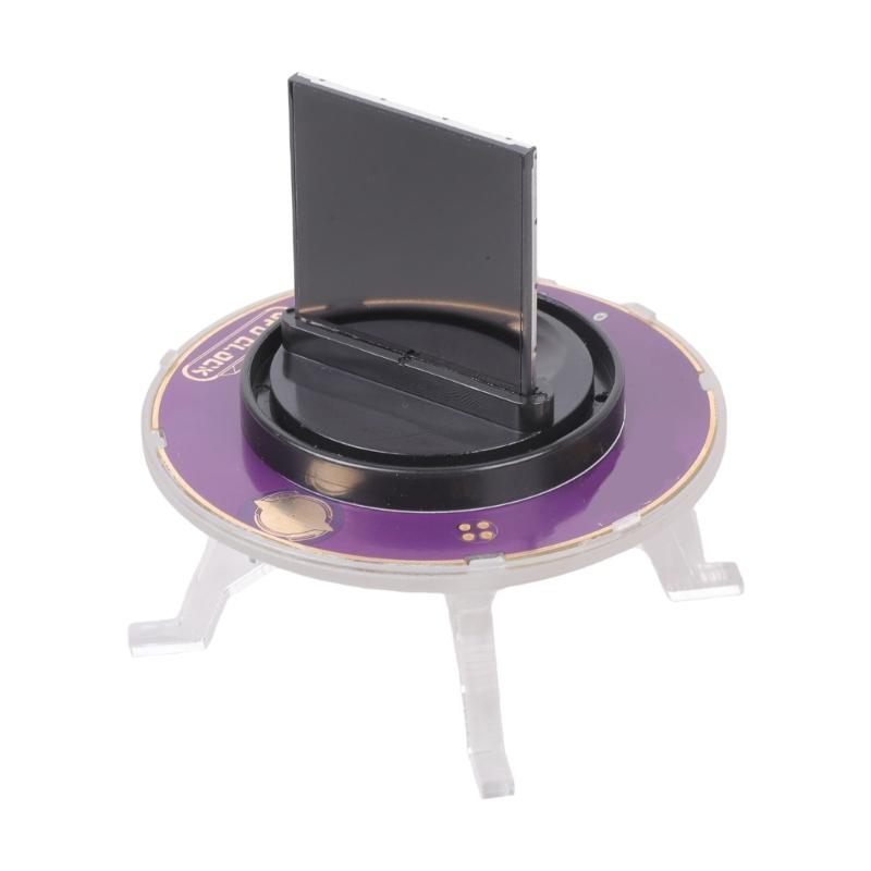 UFOS Weather Clock WiFi Synced Nixies Tube Digital Alarm Clock with IPS Screen Time Bitcoins/Stock/Forex/Gold Tickers