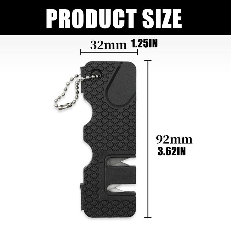 Portable Daggers Sharpener Multifunctional Outdoor Camping Daggers Sharpening Tool Hunting Kitchen Daggers Whetstone