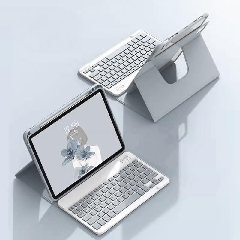 Cae with Keyboard for IPad 11th 11" A16 Air11 M3 Pro11 Air 6 5 4 10.9" 10th 10.9 10.2 Magnetic 360 Rotation Case