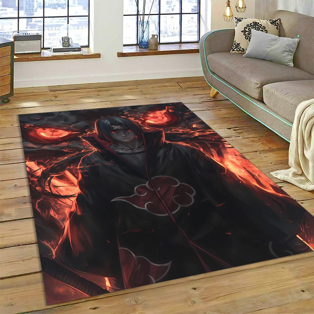 3D Anime I-Itachi Japan Cartoon Carpet Rug for Living Room Bedroom Home Sofa Decoration,Kids Play Non-slip Floor Mat