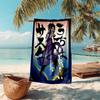 Japanese Anime Cartoon NARUTO Famous Uzumaki Naruto  Beach Towel Outdoor Camping Beach Towel for Vacation Swim Outdoor Pool Absorbent Bath Towel Y14