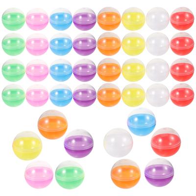 Candy Dispenser Machine 50pc Colorful Translucent Shell Vending Refills Gumball