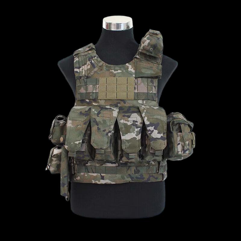 Rong Sheng Quick-Release Tactical Vest 11-Piece Set