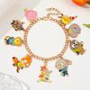 Bracelet Charmant Dessin Animé Zootopie Avec Pendentif en Alliage de Zinc Pour Cadeau de Voyage