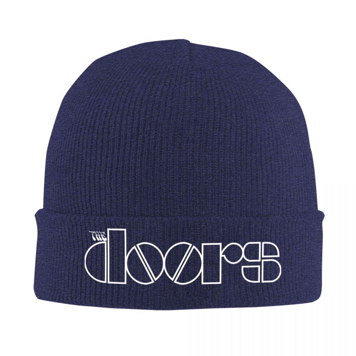 

The Doors Knitted Hat Beanie Autumn Winter Hats Warm Street Band Caps for Men Women