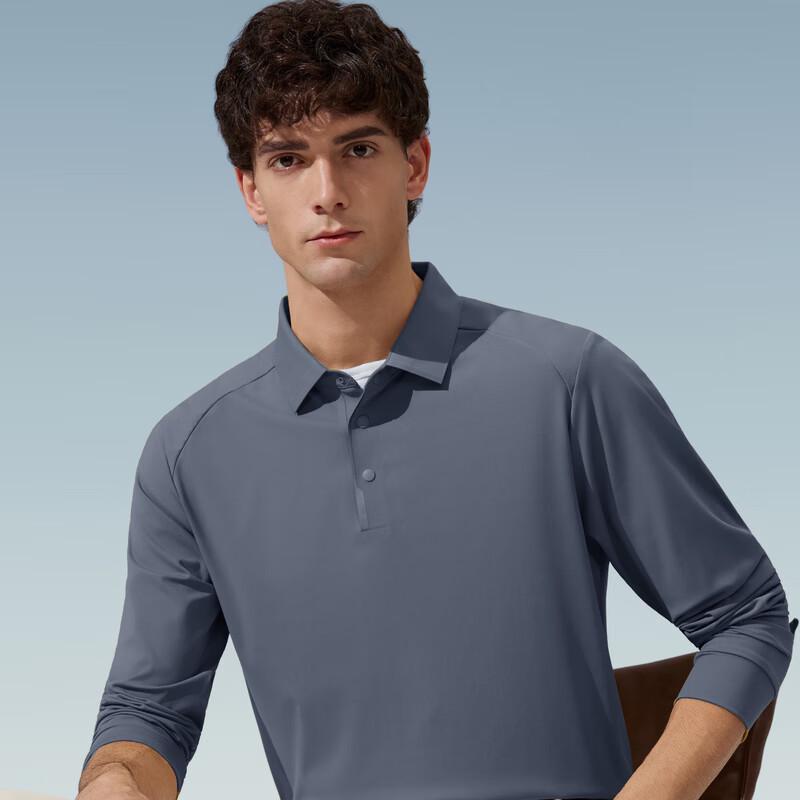 Judger Men s Business Casual Long Sleeve T-Shirt