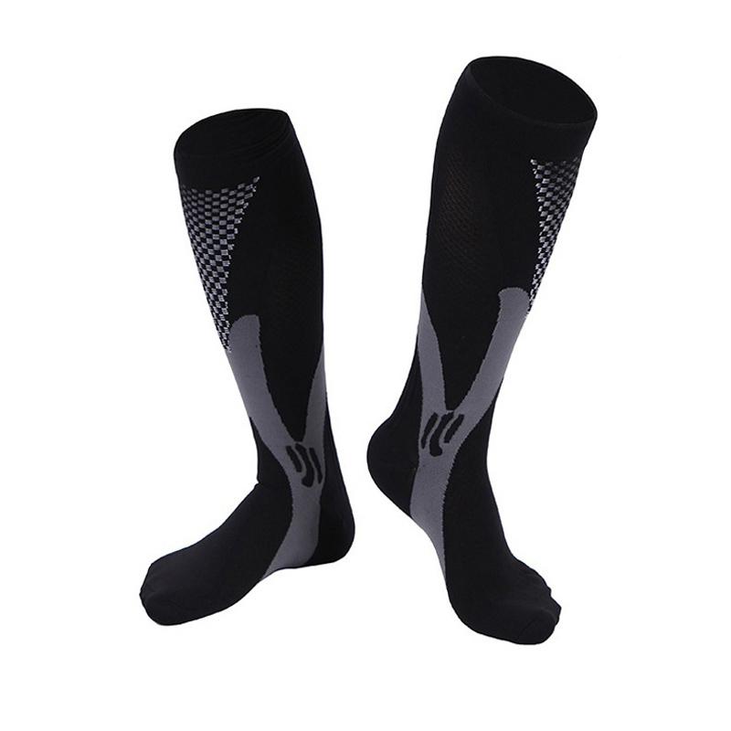 6Pairs New 20-30Mmhg Compression Socks High Stockings For Men & Women Sports Marathon Cycling Football Varicose Veins Eu35-45