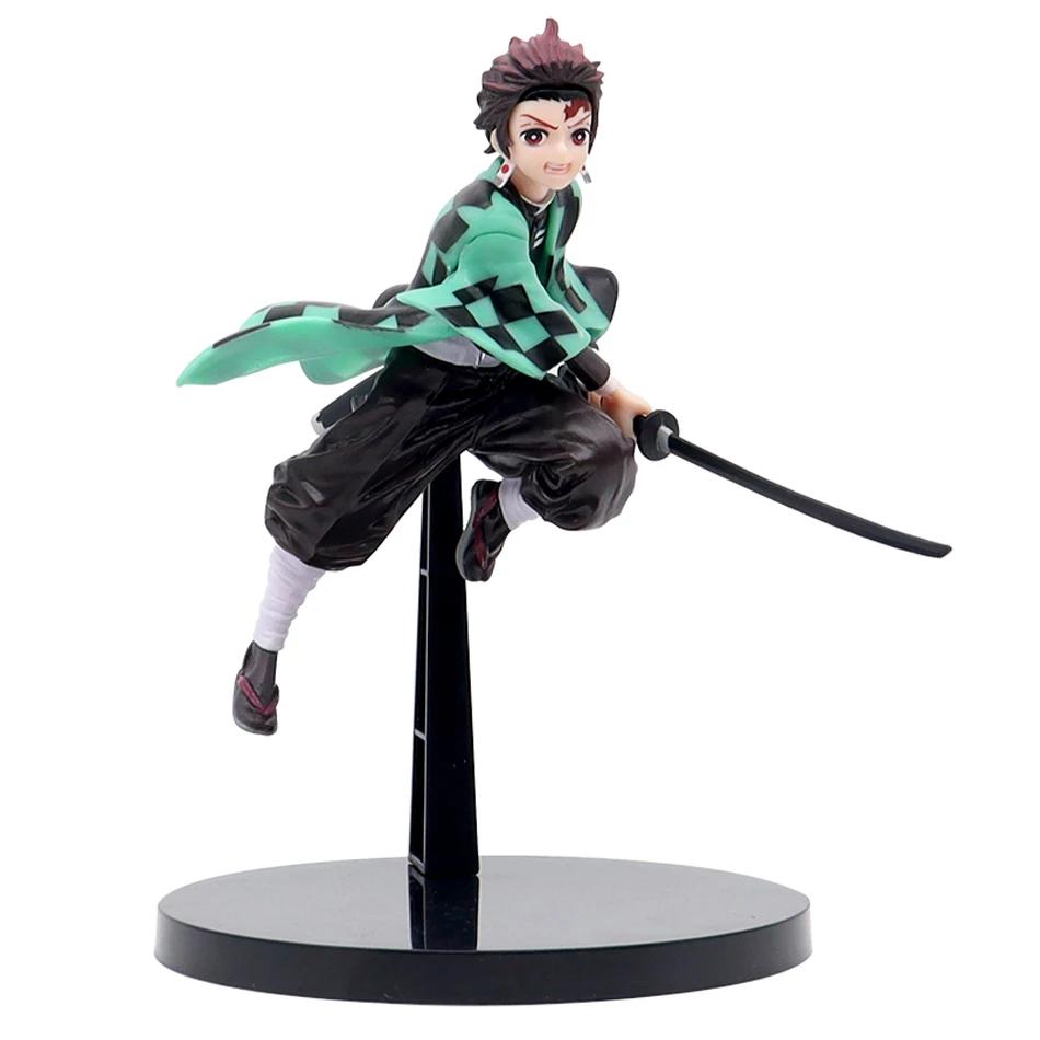 The s 19-24CM Anime Demon Slayer Kanroji Mitsuri Kamado Tanjirou Kamado Nezuko Action Figure Model Toy gIFT