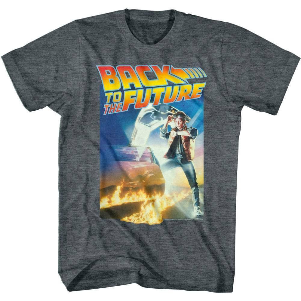 Back to The Future Movie Poster Men T Shirt XXL
