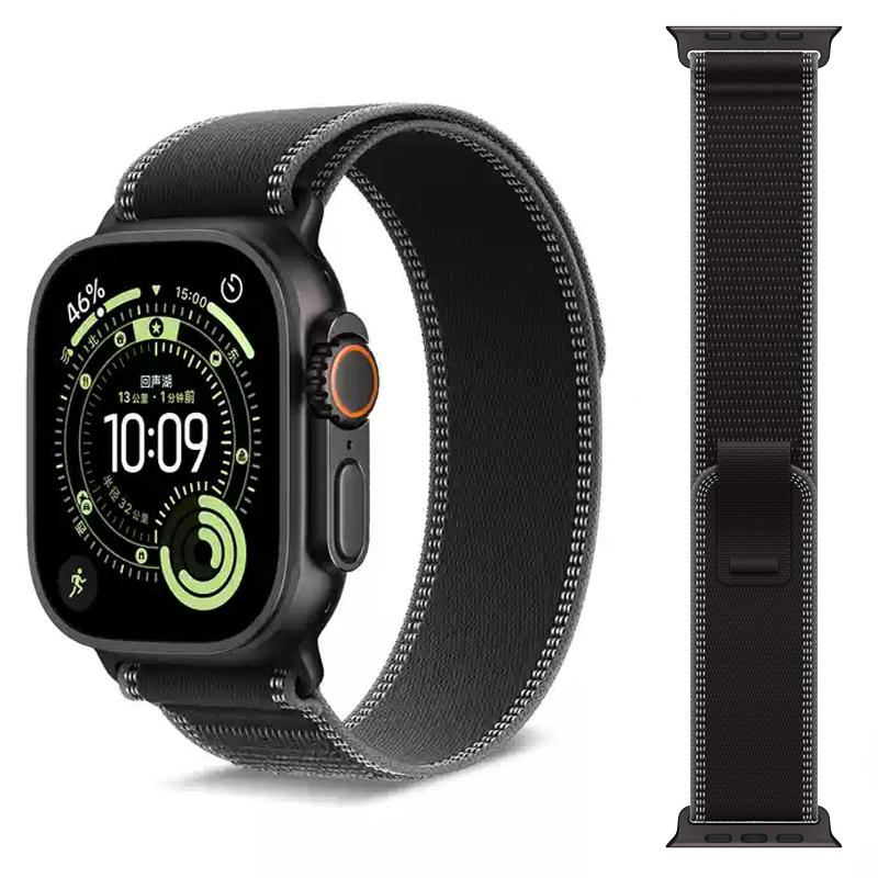 Bands For Apple Watch Strap Ultra2 3 49mm 46mm 44mm 45mm 40mm 41mm Sport Trail Loop Correas Bracelet iWatch Series 11 10 9 8 SE