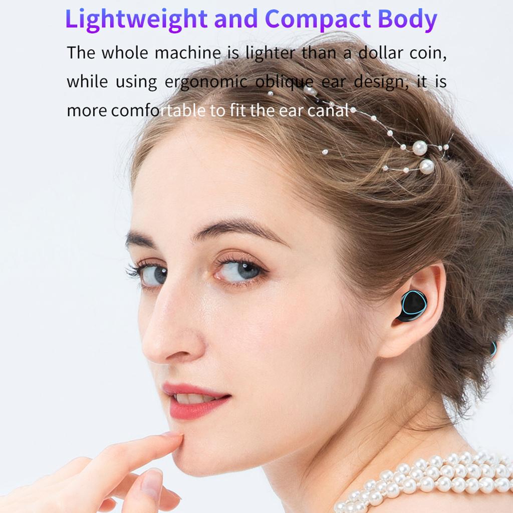 TWS Wireless Bluetooth Earbuds Touch Control Noise Cancelling Stereo Sports Earphone
