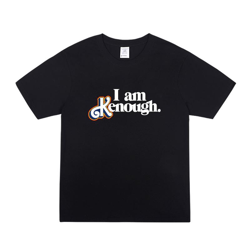 

Американская Барби Я Кен достаточно Кен Райан Гослинг Гослинг Принт Графическая футболка Мужская и женская футболка с коротким рукавом Мужская одежда M