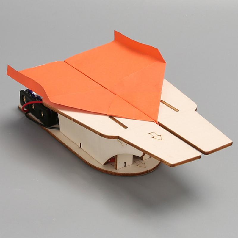 Aircraft Carrier Paper Plane Catapult Technology Small Making Children's Unscientific Experiment Teaching Toys For Primary School Students Handmade