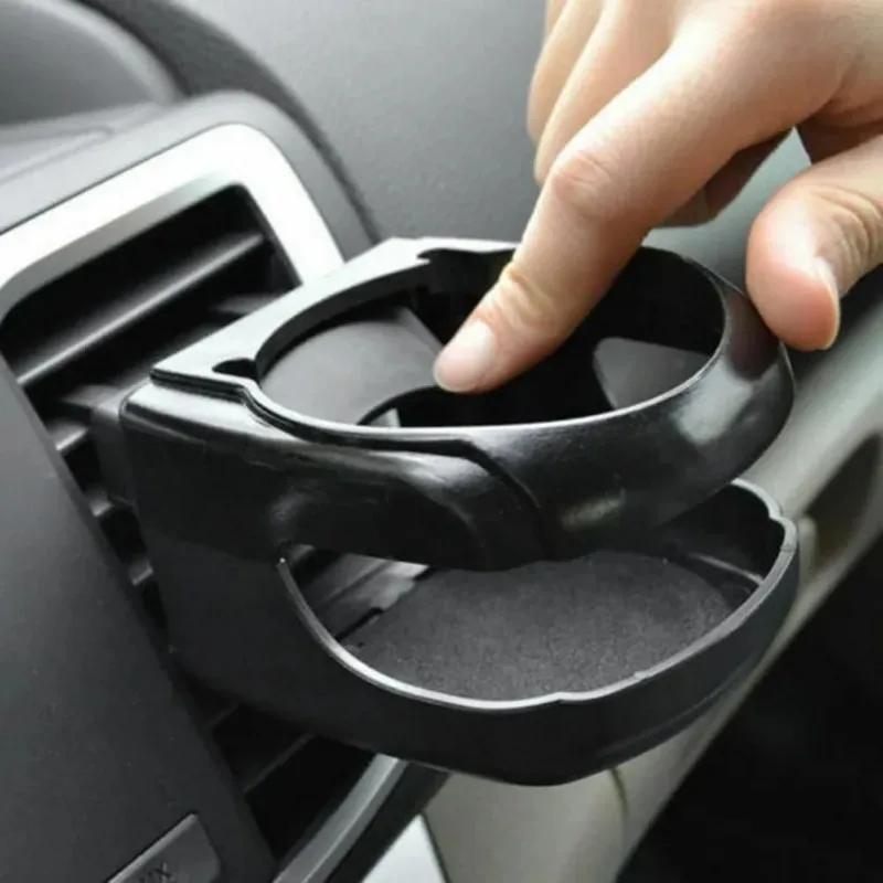 Car Cup Holder Air Vent Water Bottle Rack Beverage Mount Drink Clip Coffee Can Organizer Container Storage Stand Auto Outlet