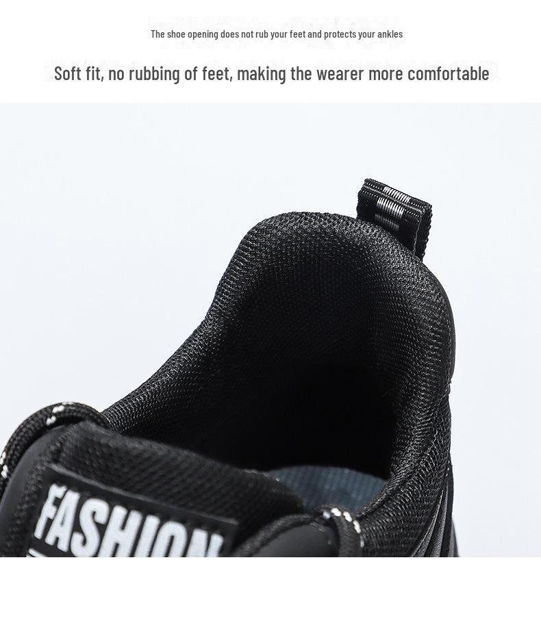 2025 Spring Men's Casual Outdoor Work & Hiking Shoes - Large Size British Style All-Match Daddy Shoes