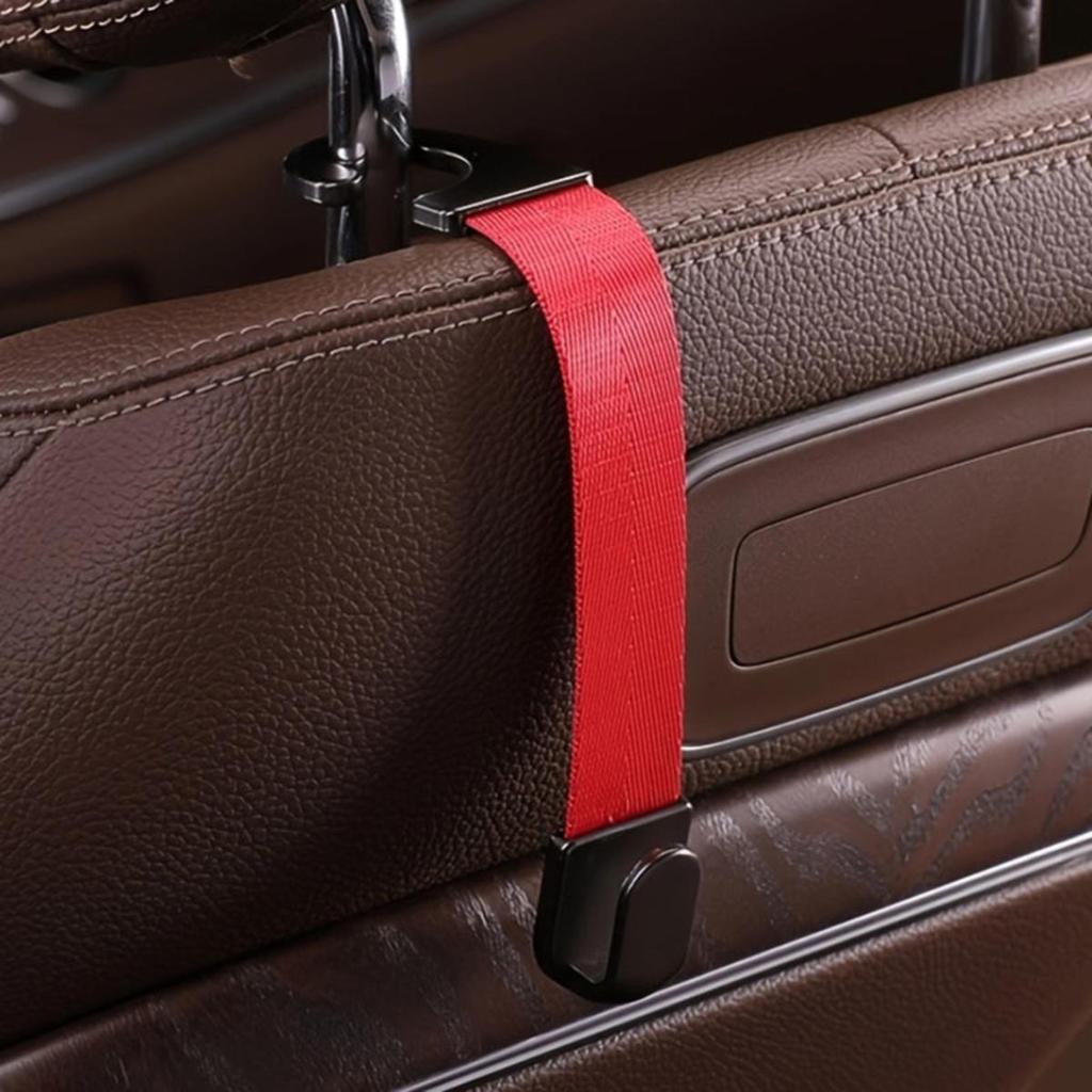 Car Headrest Hooks Hanger for Bags Seat Back Organizer Holder Clips Auto Fastener Hooks Car Storage Interior Accessories