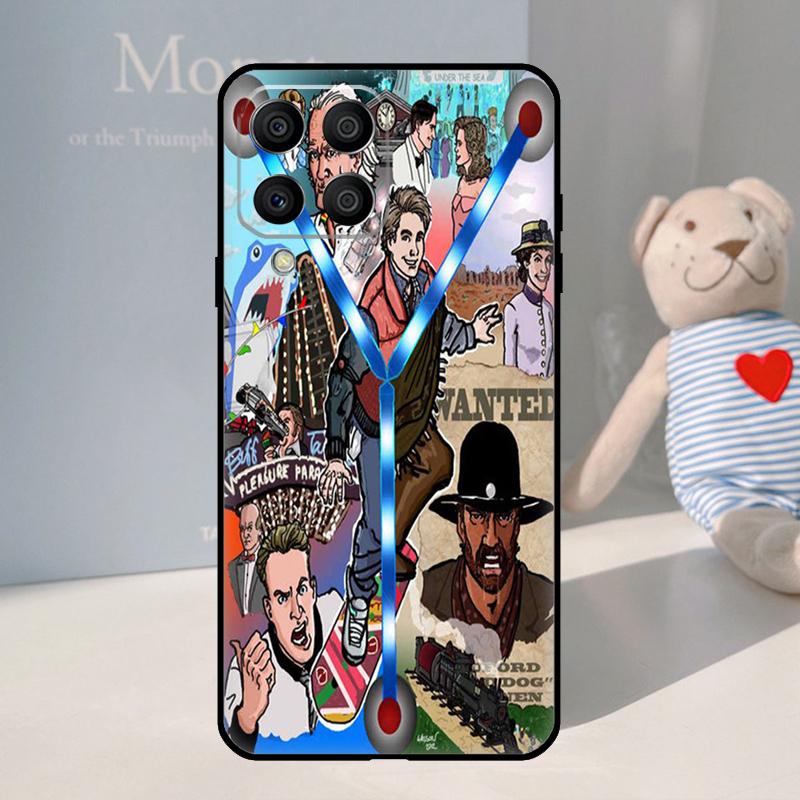 Back to the Future For Samsung Galaxy M21 M11 M31 M13 M33 M35 M53 M55 M15 M14 M34 M54 M12 M32 M52 M06 M16 Case