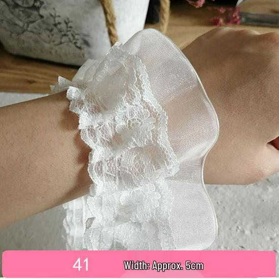 Handmade Lace Trim: Mesh for Baby Clothes, Curtains, Skirts, Pleated Decorative Fabric