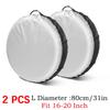 1/2/3/4PCS Car Spare Tire Cover Storage Bags Car Auto Wheel Cover Protector Vehicle Accessories Polyester Tyre Wheel Covers