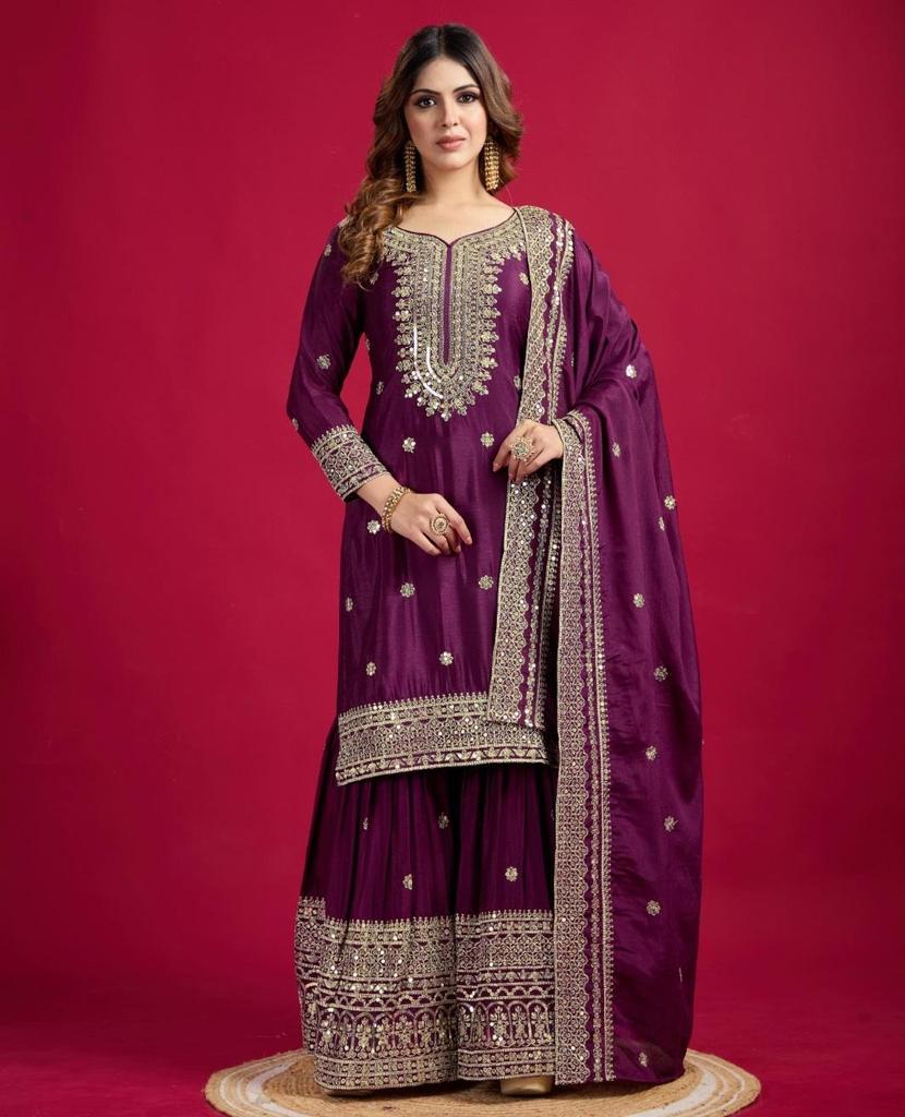 Women Indian Pakistani Salwar Kameez Sharara Set Bollywood Party Wear Ethnic Palazzo Suit