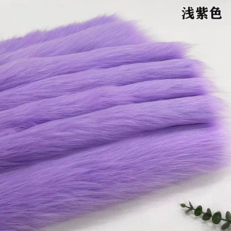 High-Quality Purple High-Quality Blue High-Quality Colour Imitation High-Quality Fox High-Quality Fur High-Quality Fabric High-Quality 50*50Cm 50x50cm светло-фиолетовый