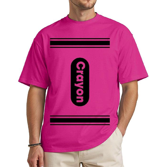 Funny Crayon Halloween Shirt, Unisex Costume T-Shirt for Adults and Teens