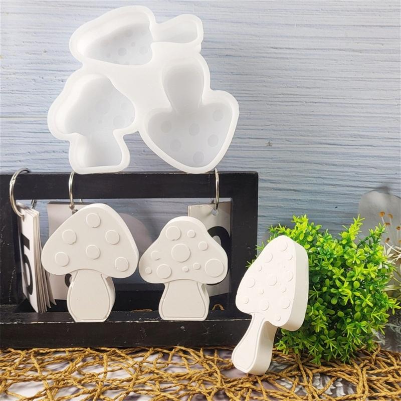 Mushroom Silicone Molds for Making Soap Multipurpose 3 Cavities Mushroom Silicone Mould for Epoxy Resin
